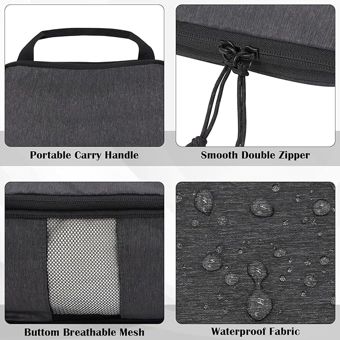 Compression Packing Cubes for Travel Accessories, 2 Set Compression Bags Travel Cubes for Packing Suitcase Luggage Organizer Bags Set, Black