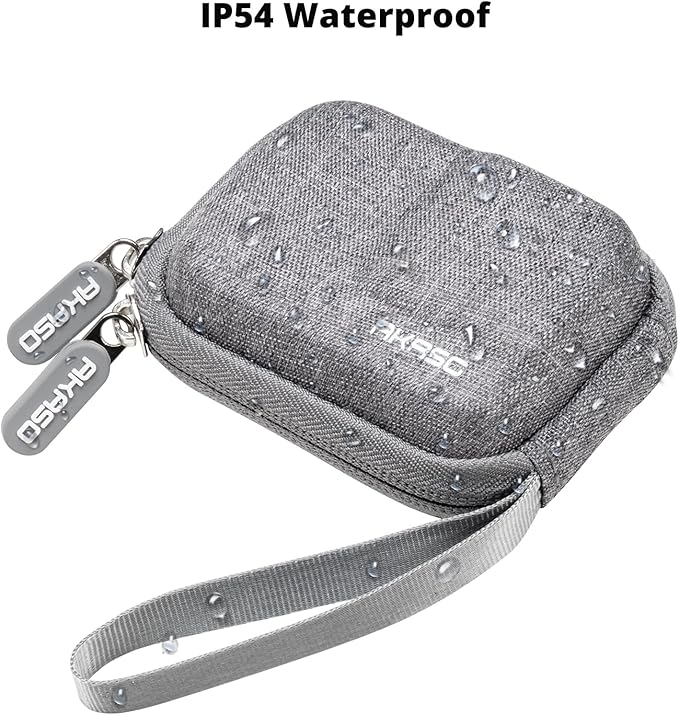 AKASO Protective mini Carrying Case for GoPro Hero 13/12/11/10/ 9/EK7000/Brave 4/Brave 7 LE/Brave 7/DJI/Apexcam Action Camera