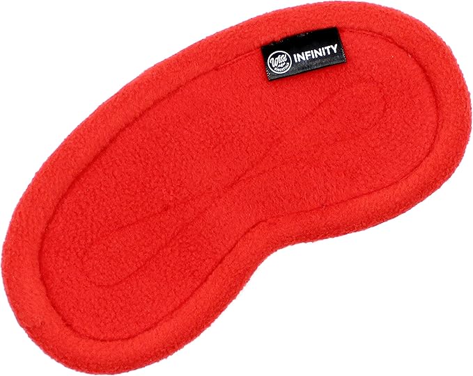 Wild Essentials Infinity Fleece Luxury Sleep Mask - Sunset Red