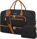 Travel Duffle Bag Weekender for Women - 38L Carry-On Overnight Personal Item Bag with Shoe Compartment & Wet Pocket Weekend Tote Bags with Toiletry Hospital Bags for Labor and Delivery