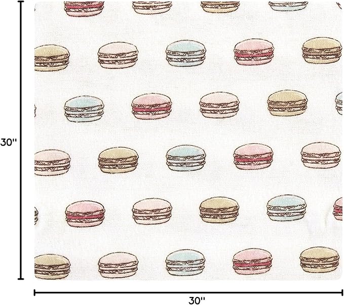 Hudson Baby Unisex Baby Cotton Flannel Receiving Blankets, Sweet Bakery, One Size