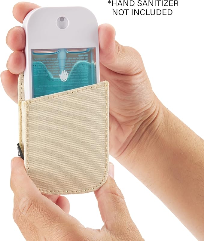2nd Childhood Hand Sanitizer Holder Compatible with Touchland Mist Spray 1 FL OZ - Keychain Case Clip for Purse, Bag