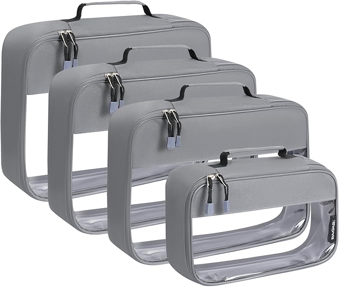BAGAIL Clear Packing Cubes Packing Organizer for Travel Accessories Luggage suitcase