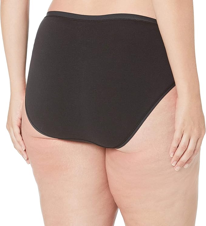 Amazon Essentials Women's Breathable Cotton Bikini Brief Underwear with Full Coverage, Multipacks