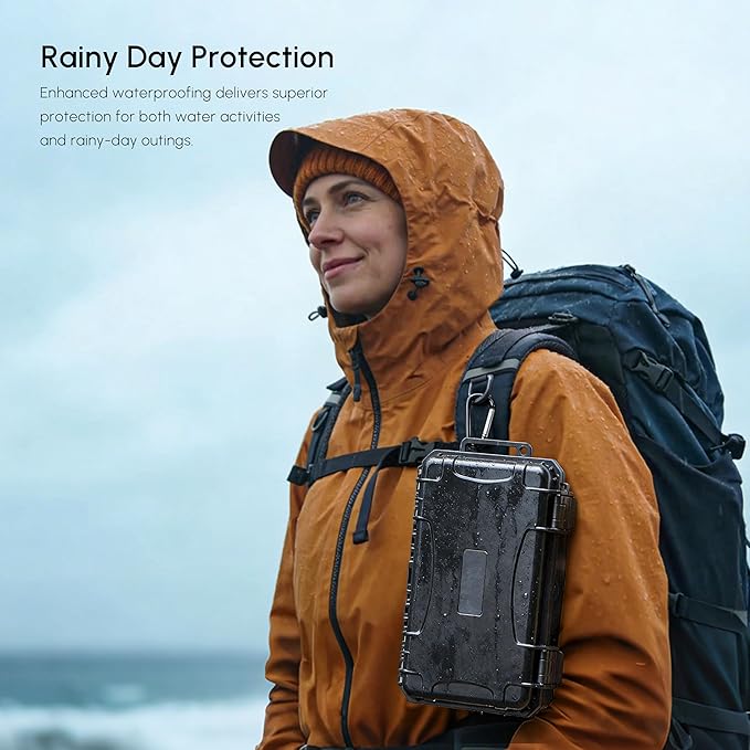 STARTRC PHOTO DIY Hard Case for DJI Osmo Pocket 4/3 Accessories, Portable Waterproof Camera Case, Travel Storage Bag Compatible with Osmo Action 5 Pro/6/OM 8/7P