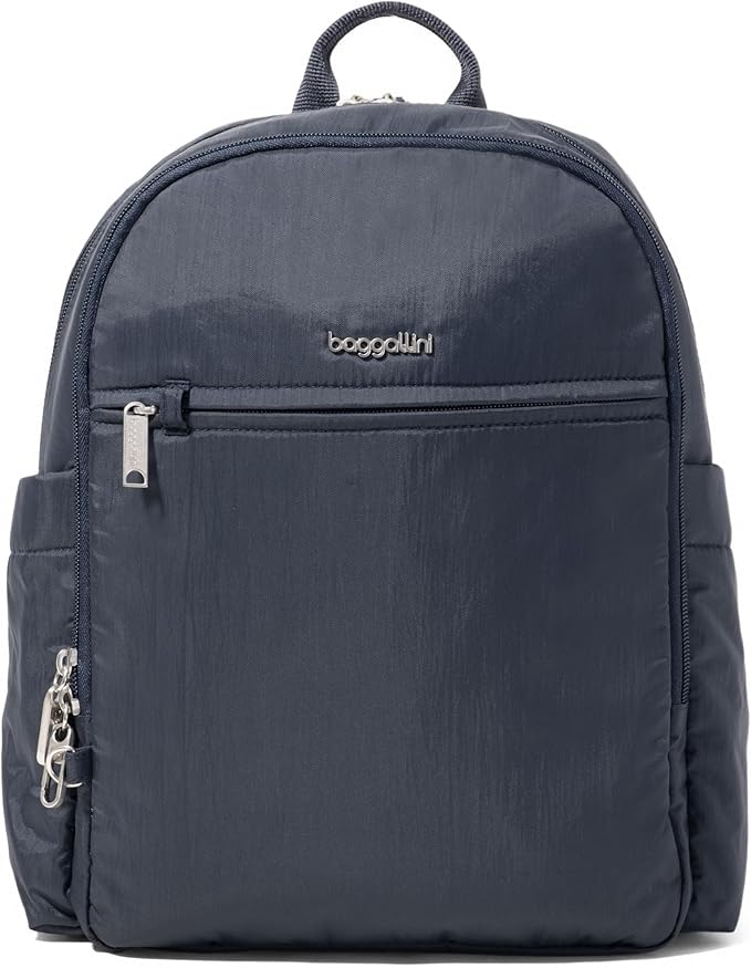 Securtex Anti-Theft Getaway Backpack - 9.4"x13"x5" Travel Safe Bag w/Locking Zippers, Slash-Resistant, RFID