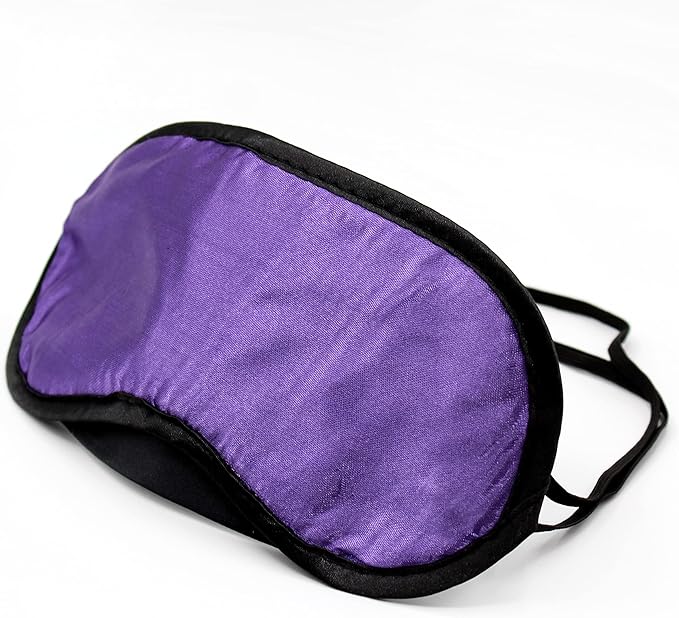 Dream Essentials Snooz Silky Soft Sleep Mask Value Pack 4 Eye Masks - Purple (4 Pack)