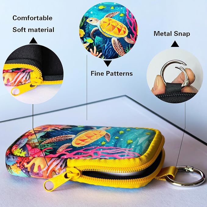 Neoprene Hand Sanitizer Holder Compatible with Touchland, Shockproof Protective Sleeve with Zipper & Snap Hook, Travel Case