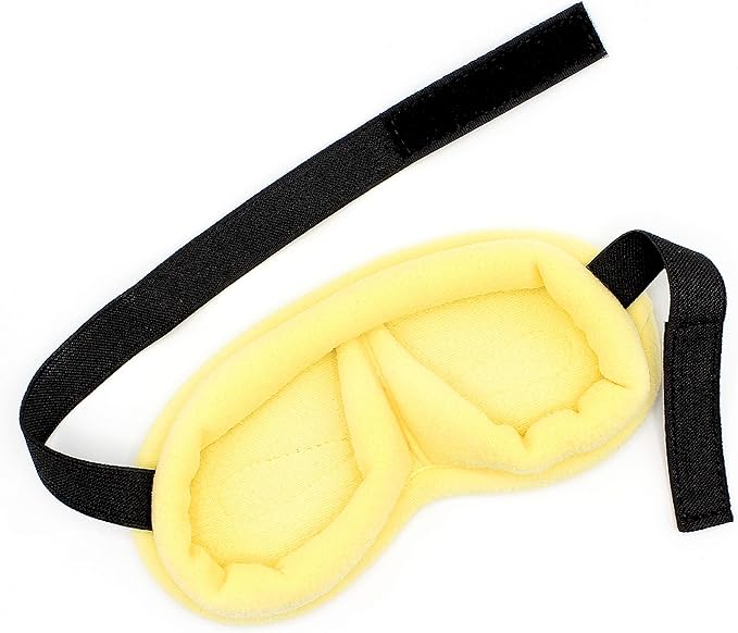 Wild Essentials Infinity Fleece Luxury Sleep Mask - Mellow Yellow