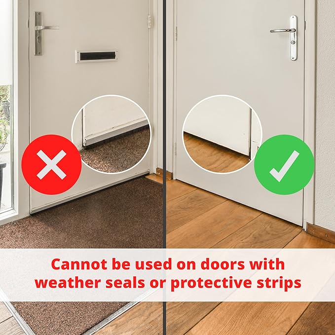 DoorJammer DJ3 Portable Door Lock Brace for Home Security and Personal Protection | Hotel Room, Apartment Safety, Travel Door Stopper | Easy Installation, Compact Design 2Pack