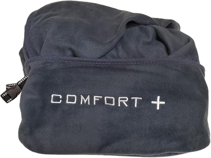 ComfortPlus 3-in-1 Premium Travel Blanket (Charcoal)