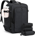 LOVEVOOK Travel Backpackfor Men, 40L Carry on Backpack Flight Approved with 3 Packing Cubes, Extra Large Personal Item Bag Fit 17.3 inch Laptop for Business Trip Weekender, Waterproof Daypack, Gray