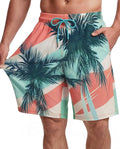 Men Swim Trunks 9 Inch with Mesh Lining Breathable Quick Dry Drawstring Pockets for Summer Beach Pool Board