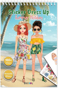 BSCOOL Sticker Dress Up Summer Holiday Theme - Sticker Activity Book for Kids. Learn Girls Fashion Design with Stickers and Guides for Kids 5 and Up. Dress Up Games