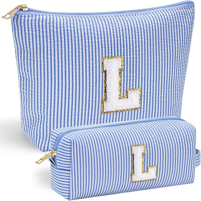 YOOLIFE Makeup Bag for Kids Girl Teens Girls - Travel Toiletry Bags | Travel Initial Makeup Bag | Birthday Gifts for Women | Birthday Gifts for Teens Girl Women | Gift for Girls L
