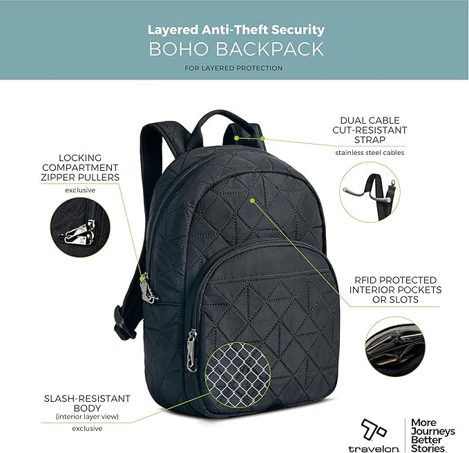 Travelon Anti-Theft Boho Backpack
