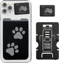 Phone Wallet - Adhesive Card Holder - Cell Phone Pouch - Stick on Lycra Pocket by Gecko - Carry Credit Cards and Cash