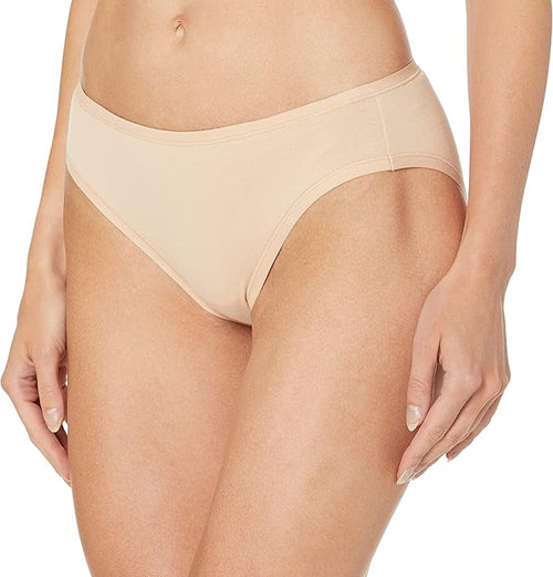 Amazon Essentials Women's Breathable Cotton Bikini Brief Underwear with Full Coverage, Multipacks