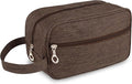 Toiletry Bag, Large Capacity Travel Bag for Toiletries, Waterproof Oxford Fabric Toiletry Organizer for Travel, Business Trips and Daily Use, Travel Essentials for Men or Women (Brown)