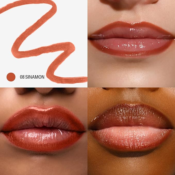 Sacheu Lip Liner STAY-N Peel Off Lip Stain — Long Lasting Waterproof Lip Tint with Hyaluronic Acid & Vitamin E — Transfer Proof Matte Finish, Vegan & Cruelty-Free (SINamon) | Long Lasting, Waterproof, Hyaluronic Acid, Vitamin E, Transfer Proof, Vegan &...