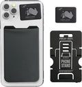 Phone Wallet - Adhesive Card Holder - Cell Phone Pouch - Stick on Lycra Pocket by Gecko - Carry Credit Cards and Cash