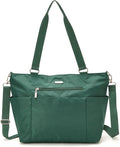 Baggallini Essential Laptop Tote - Work Tote Bag with Laptop Sleeve - Lightweight Travel Crossbody Shoulder Bag for Women