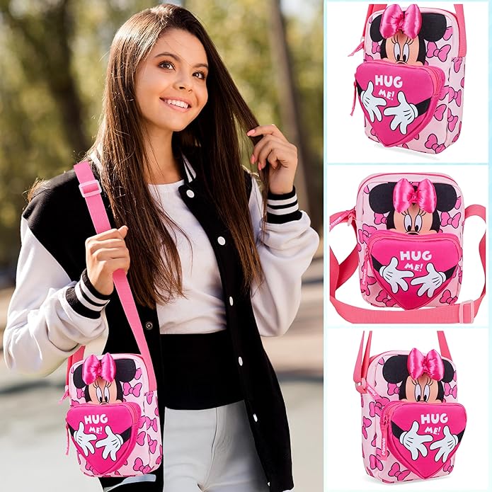 Disney Stitch Crossbody Bag Girls Teens Shoulder Bag Coin Purse Cute Stuff Travel Essentials Gifts for Girls
