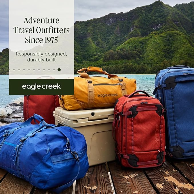 Eagle Creek Packable Tote Bag – Lightweight, Compact, Water-ResistantTote - Recycled Materials,Foldable Design, Easy Storage