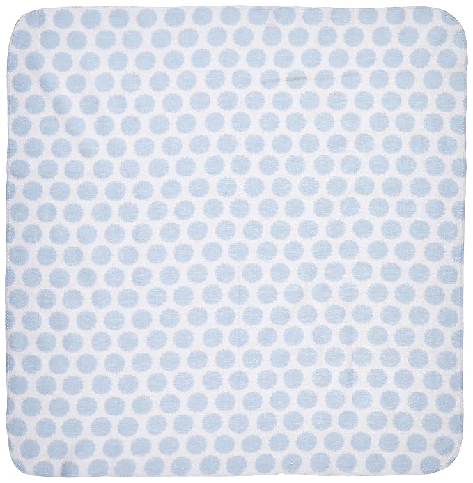 Luvable Friends Unisex Baby Cotton Flannel Receiving Blankets, Blue Dots 84-Pack, One Size