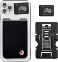 Phone Wallet - Adhesive Card Holder - Cell Phone Pouch - Stick on Lycra Pocket by Gecko - Carry Credit Cards and Cash