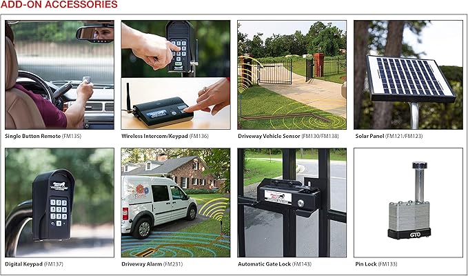 Mighty Mule FM231 Wireless Driveway Alarm – Electromagnetic Vehicle Detection, Indoor Receiver, 400 ft Range, Expandable, Battery Powered, Easy Installation, Driveway & Property Security System