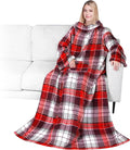 PAVILIA Wearable Blanket with Sleeves for Adult Women Men, Cozy Fleece Warm Wrap Throw with Arms, Gifts for Christmas, Wife