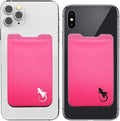 Phone Wallet - Adhesive Card Holder - Cell Phone Pouch - Stick on Lycra Pocket by Gecko - Carry Credit Cards and Cash