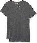 Amazon Essentials Women's Regular-Fit Short-Sleeve T-Shirt (Crewneck and V-Neck Options), Multipacks