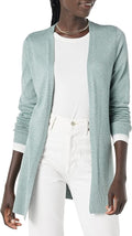Amazon Essentials Women's Lightweight Long Sleeve Open-Front Cardigan Sweater (Available in Plus Size)