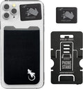 Phone Wallet - Adhesive Card Holder - Cell Phone Pouch - Stick on Lycra Pocket by Gecko - Carry Credit Cards and Cash