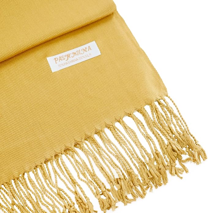 Soft Silky Pashmina Shawl Wraps Solid Colors Scarf for Wedding Evening Dresses