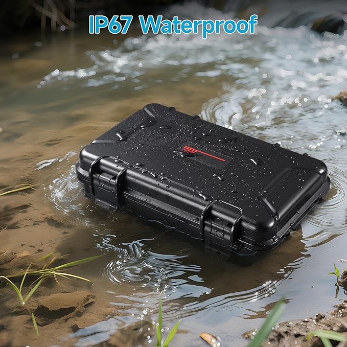 STARTRC VCR Carrying Case for Insta360 X5 X4 X3 Portable Waterproof Travel Hard Organizer Case With X5 X4 Fast Charge Hub Accessories Action Camera
