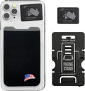 Phone Wallet - Adhesive Card Holder - Cell Phone Pouch - Stick on Lycra Pocket by Gecko - Carry Credit Cards and Cash