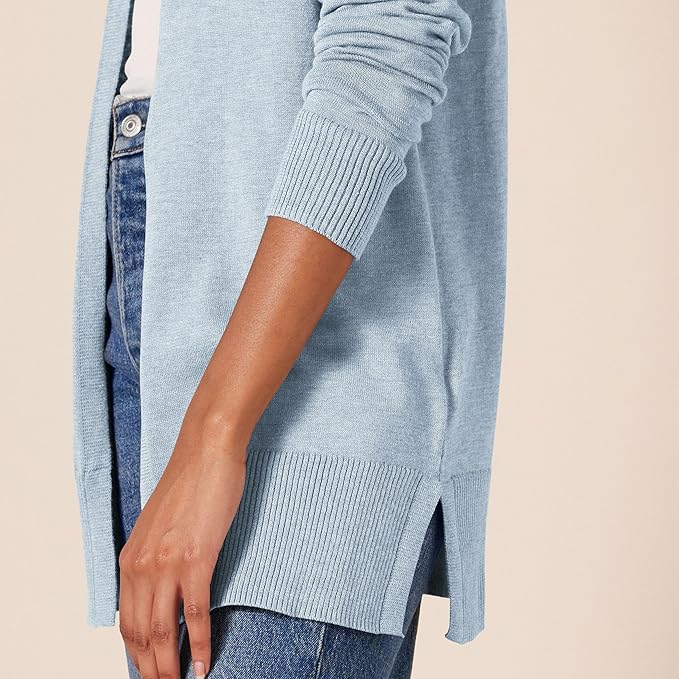 Amazon Essentials Women's Lightweight Long Sleeve Open-Front Cardigan Sweater (Available in Plus Size)