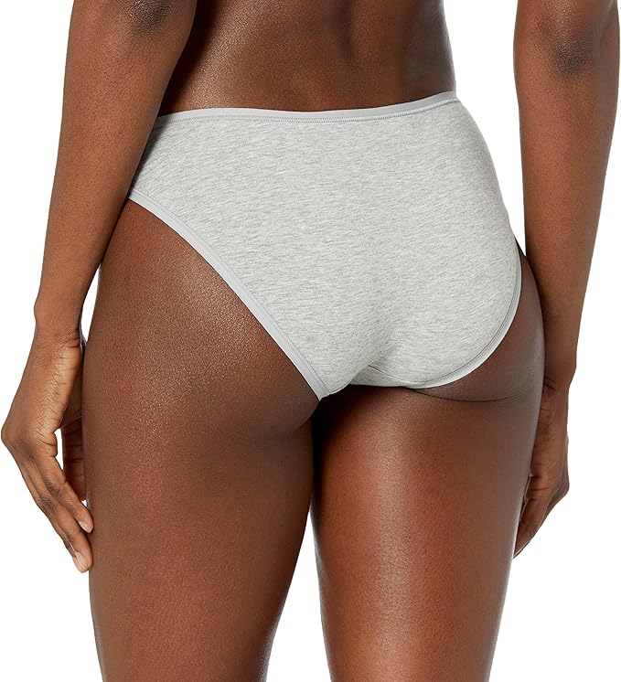 Amazon Essentials Women's Breathable Cotton Bikini Brief Underwear with Full Coverage, Multipacks