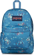 JanSport SuperBreak Plus Backpack with Padded 15-inch Laptop Sleeve and Integrated Bottle Pocket - Spacious and Durable Daypack for Work and Travel - Butterfly Baddie