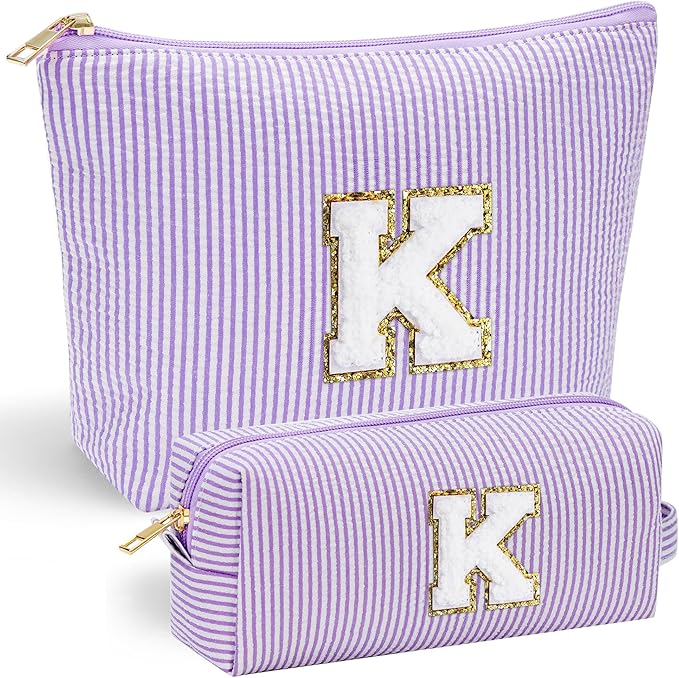 YOOLIFE Birthday Gifts for Women Kids Teen Girl Girlfriend Bridesmaid Wife | Travel Toiletry Bag | Birthday Gift Idea for Her Mom Girlfriend Bridesmaid Wife | Birthday Gift Idea for Her Purple K