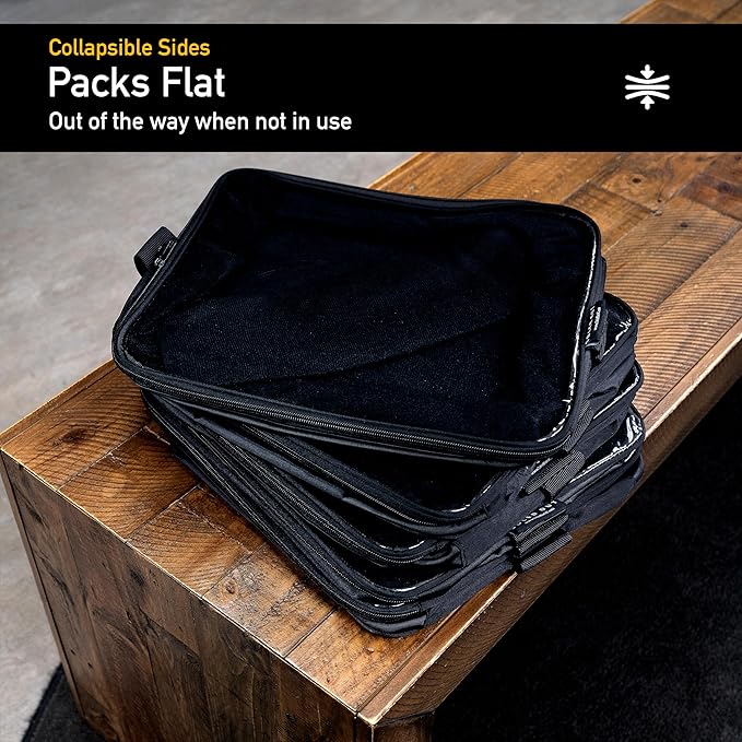 SoleGuardian XXL Sneaker Travel Case – U.S. Brand – Clear Waterproof Lid, Adjustable Dividers – Soft Bag Organizer for up to 4 Pairs of Casual, Athletic, Golf & Sports Shoes, Gift for Men & Women (3)