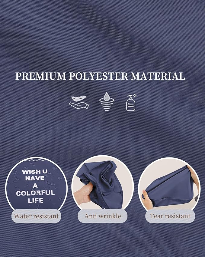 Anjing 11 PCS Packing Cubes for Suitcases Carry on, Space-Saving Travel Luggage Packing Organizers for Travel Essentials, Water-Resistant Luggage Suitcase Organizer Bags Set, Navy Blue