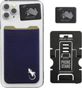 Phone Wallet - Adhesive Card Holder - Cell Phone Pouch - Stick on Lycra Pocket by Gecko - Carry Credit Cards and Cash
