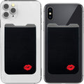 Phone Wallet - Adhesive Card Holder - Cell Phone Pouch - Stick on Lycra Pocket by Gecko - Carry Credit Cards and Cash