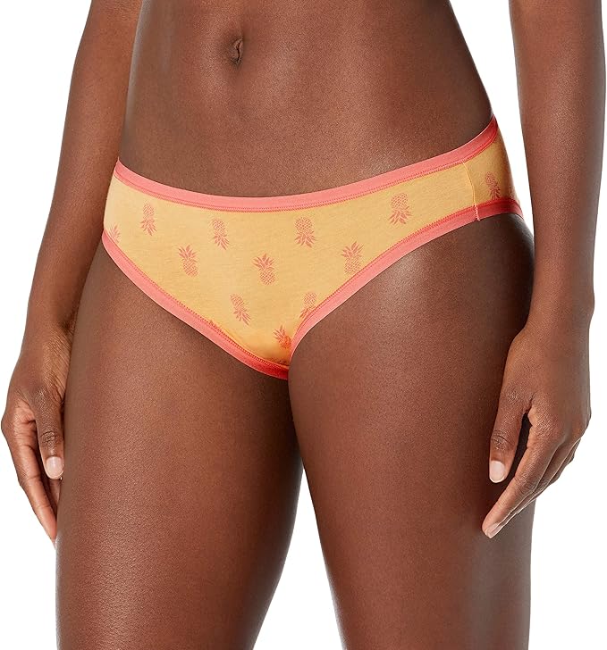 Amazon Essentials Women's Breathable Cotton Bikini Brief Underwear with Full Coverage, Multipacks