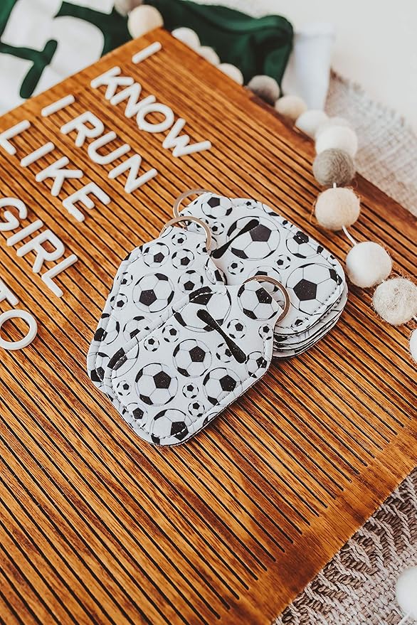 Daisy Lane Hand Sanitizer Holder for Backpack Kids Travel Size Baseball Softball Keychain