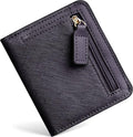 Toughergun Women’s Small Slim Leather Wallet with RFID Protection, Compact Bifold Mini Purse with Clear ID Window